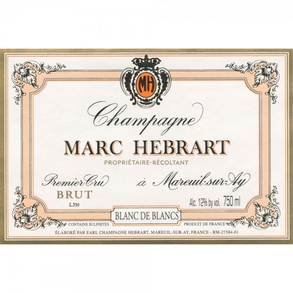 Marc Hebrart - Blanc De Blanc Extra Brut NV - Blue Streak Wines & Spirits